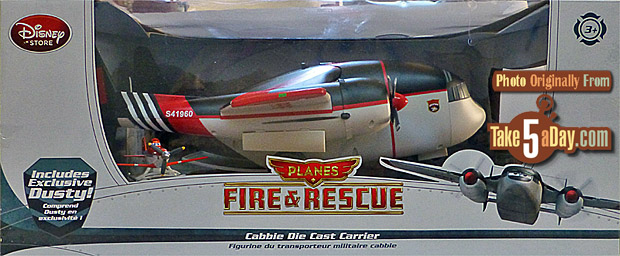 disney planes fire and rescue cabbie transporter toy