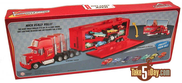 cars mack hauler carrying case