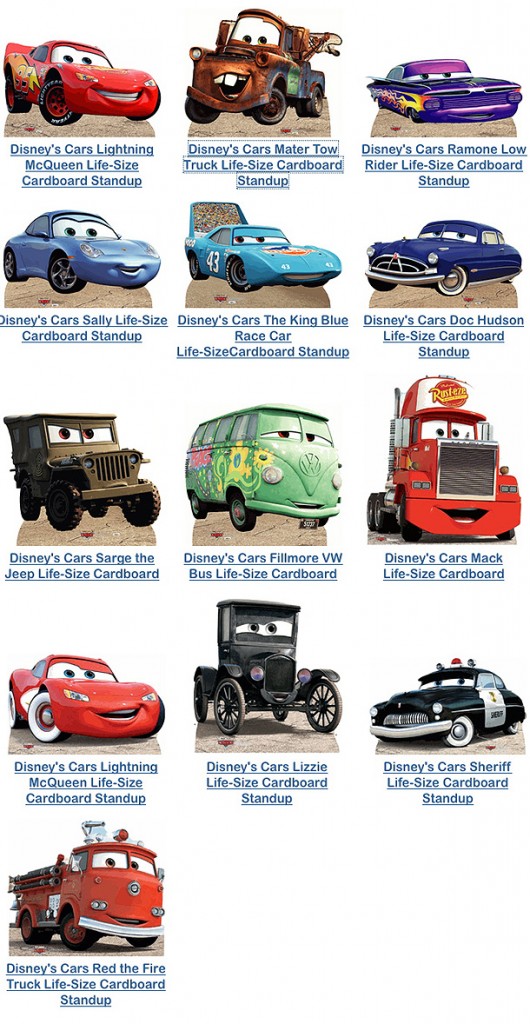 Take Five a Day » Blog Archive » Disney Pixar CARS: Stand Up For CARS ...