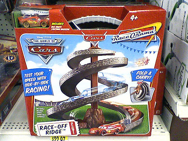 disney cars race track toy