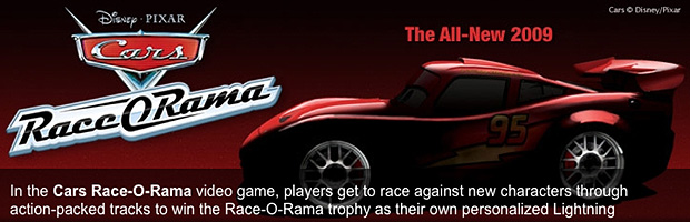 THQ Cars Race-O-Rama Video Games