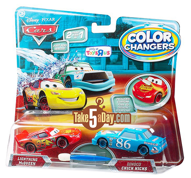 disney pixar color changing cars