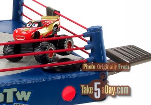 wrestling car toy