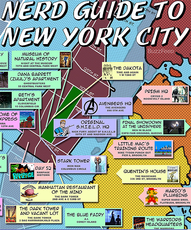 The Ultimate Nerd Guide To New York City