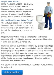 mega plumber action hero toy