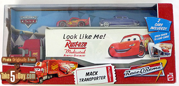 Take Five a Day » Blog Archive » Mattel Disney Pixar CARS: Rare Mack Transporter
