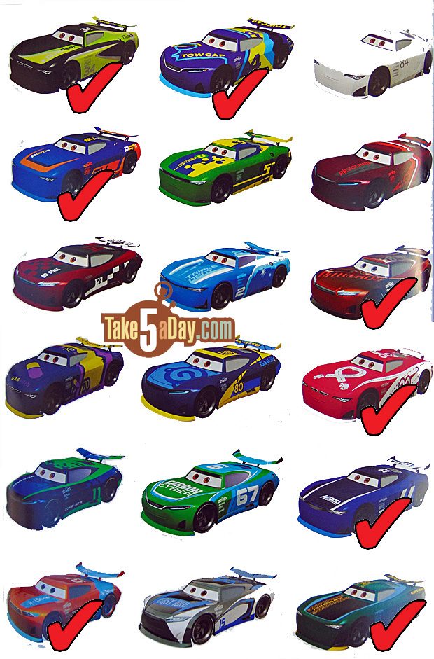 cars 3 all racers
