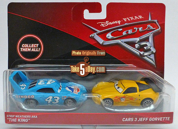 cars 3 the king and jeff gorvette