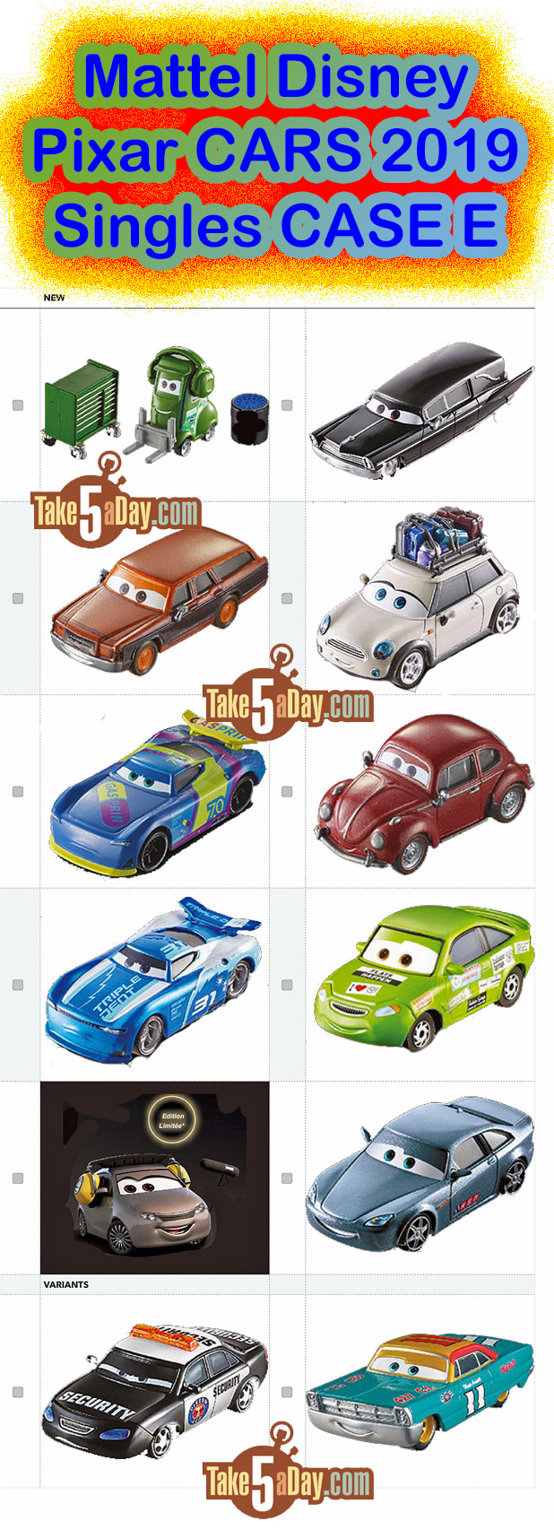disney pixar cars diecast new releases