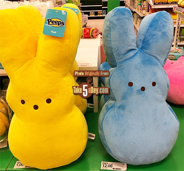 big peeps pillow