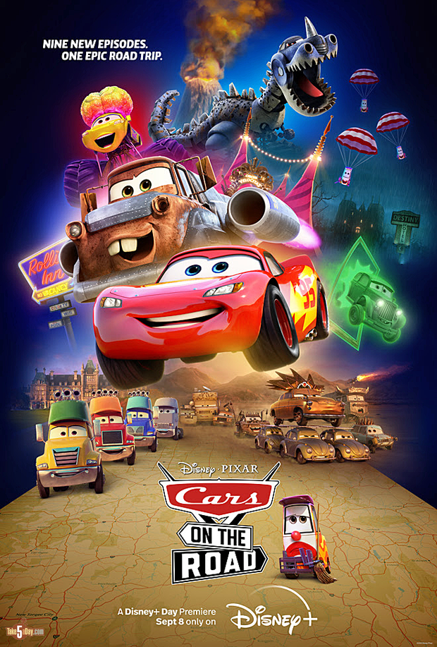 Take Five a Day » Blog Archive » Disney Pixar CARS: CARS On The Road Poster