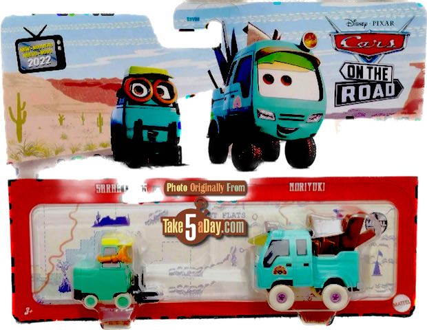 Take Five a Day » Blog Archive » Mattel Disney Pixar CARS On the Road:  2-Packs