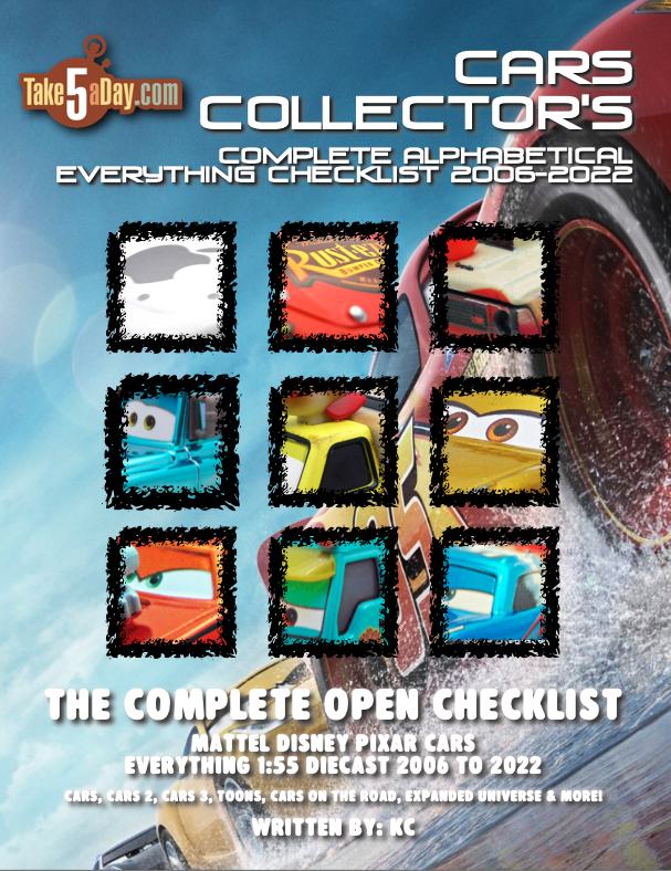 Take Five a Day » Blog Archive » Mattel Disney Pixar CARS: 2006-2022  Complete Collector's Guide is Out